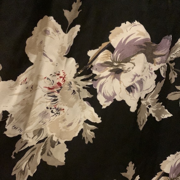 Black floral dress - Picture 4 of 4